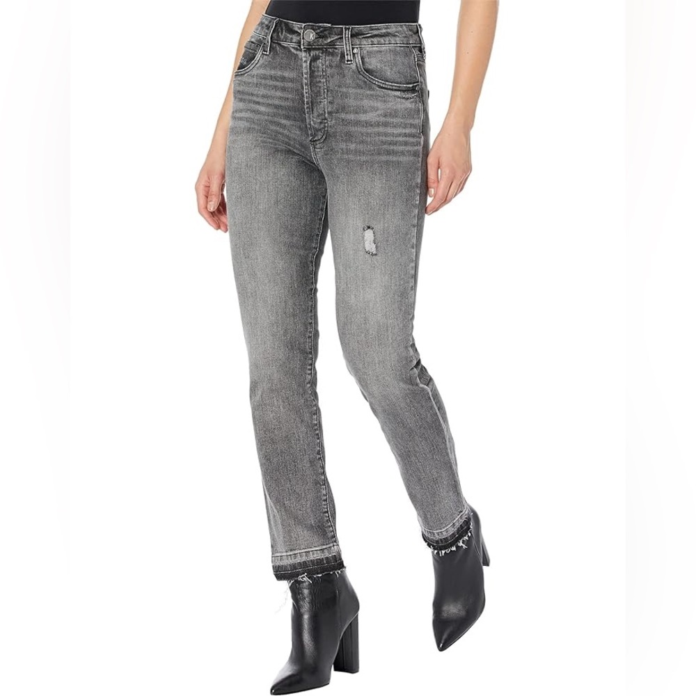Stitch Fix KUT from the Kloth Rosa‎ High-Rise Straight Jean 4 Long Edgy Grunge